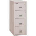 Fire King Fireking Fireproof 4 Drawer Vertical Safe-In-File Legal 20-13/16"Wx31-9/16"Dx52-3/4"H Platinum 4-2131-CPLSF